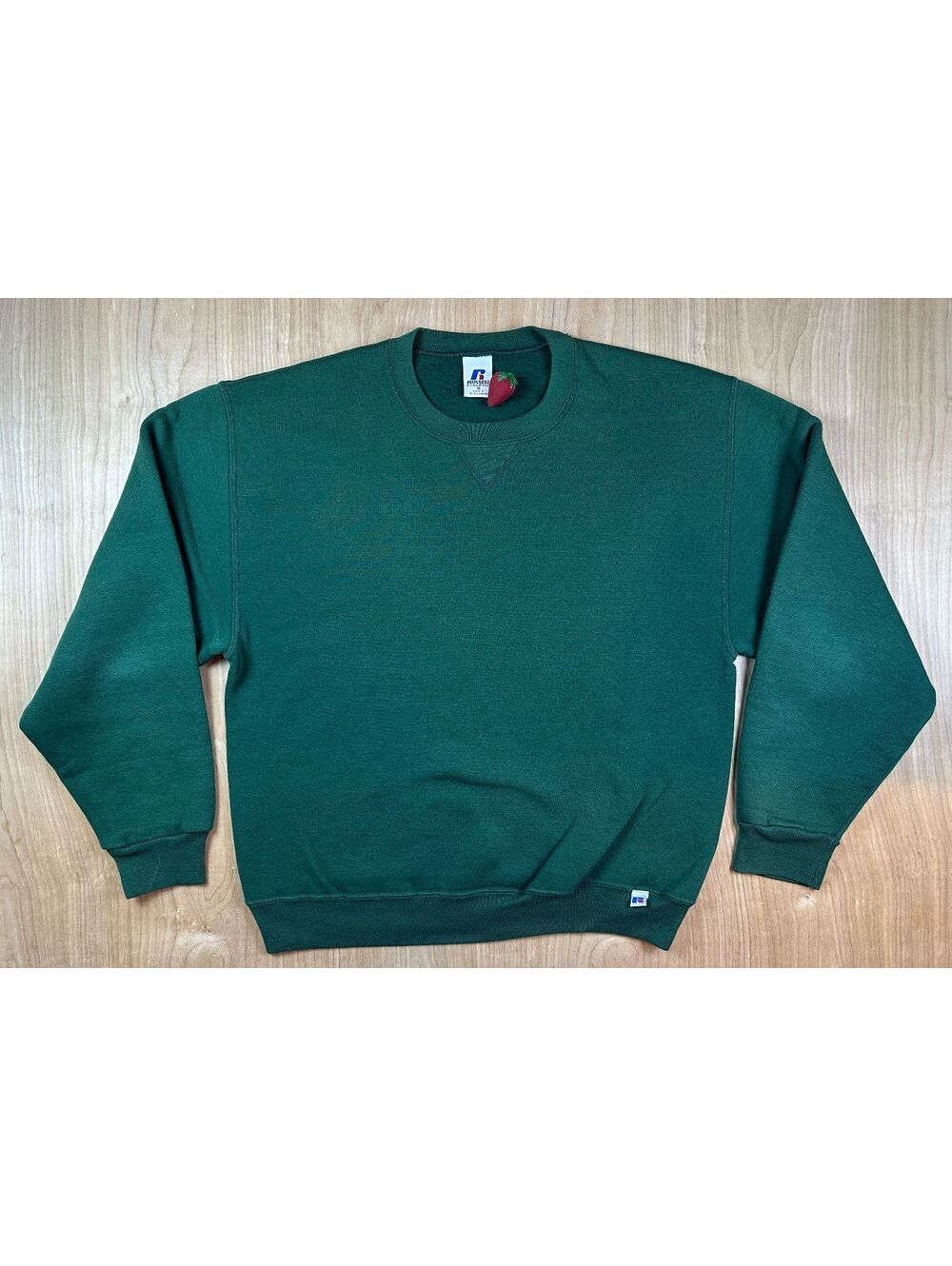 vintage 2000 Russell athletic Green pullover sweatshirt Medium thick cozy